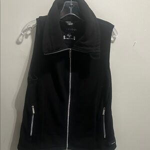 Calvin Klein Women's Black Fleece Vest
